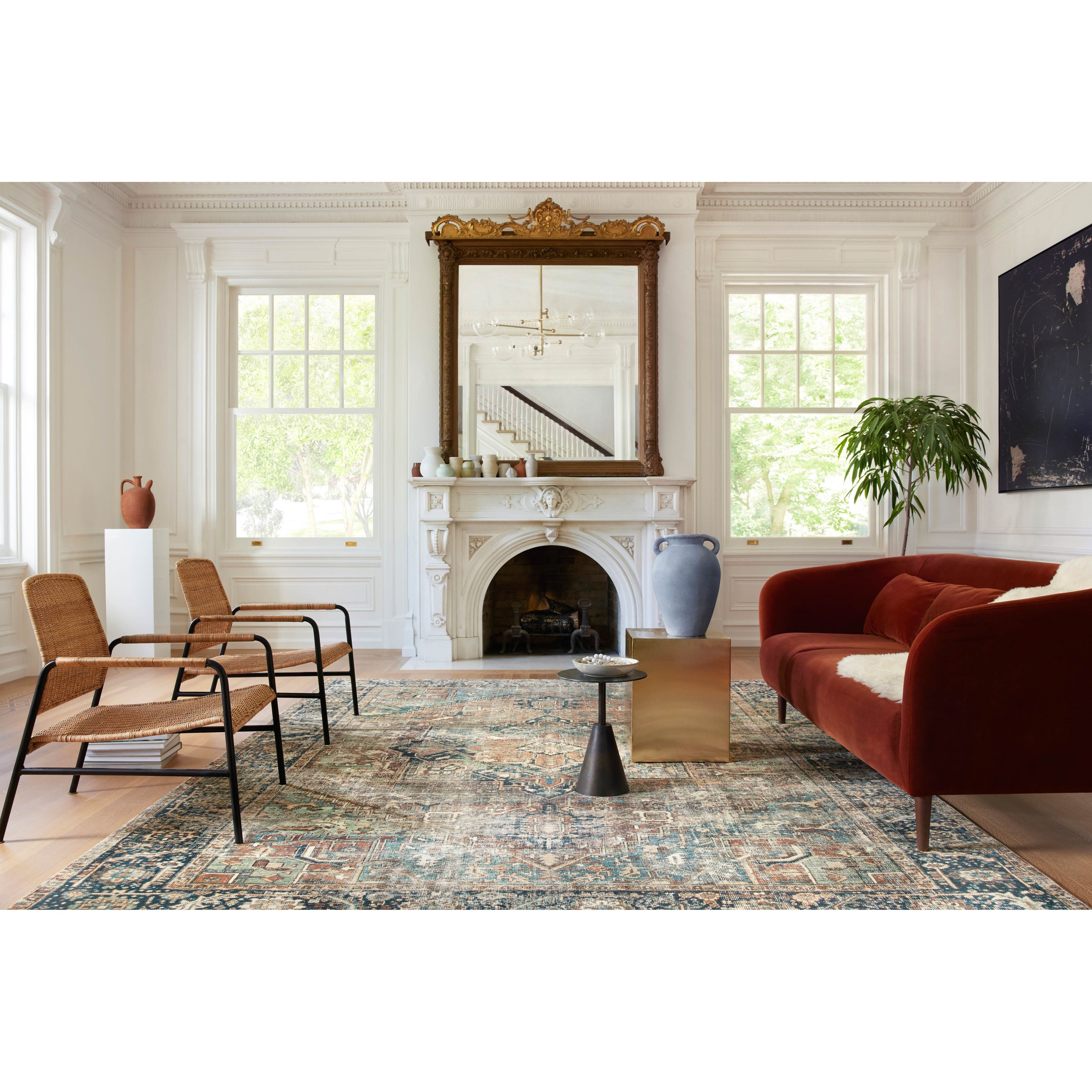 Shop credenzas and discover room and home design services in the Chicago Suburbs area. MegMade designs has been featured in HGTV magazine for their maximalism mid-century modern home design style. Visit the MegMade store in the New Buffalo - Chicago area.