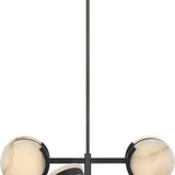 Melange 25" Multi-Positional Semi-Flush Chandelier