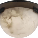 Melange 6" Solitaire Flush Mount