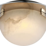 Melange 6" Solitaire Flush Mount