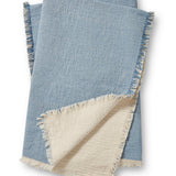 Magnolia Home by Joanna Gaines x Loloi  Mh Blue / Natural Throw