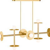 Nodes Large Linear Chandelier