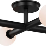 Nodes Semi-Flush Mount
