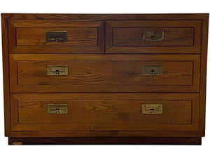 40" Unfinished 4 Drawer Henredon Vintage Dresser #08515