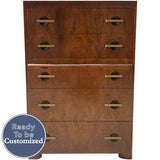 32" Unfinished 5 Drawer Vintage Tallboy #08544