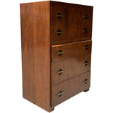 32" Unfinished 5 Drawer Vintage Tallboy #08544