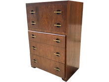 Load image into Gallery viewer, 32&quot; Unfinished 5 Drawer Vintage Tallboy #08544
