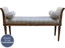 Load image into Gallery viewer, 48&quot; Unfinished Vintage Bench #08600
