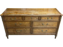 Load image into Gallery viewer, 60.5&quot; Unfinished 7 Drawer Kindel Vintage Dresser #08622
