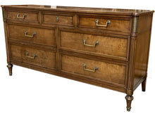 Load image into Gallery viewer, 60.5&quot; Unfinished 7 Drawer Kindel Vintage Dresser #08622
