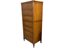 Load image into Gallery viewer, 24&quot; Unfinished 7 Drawer Vintage Tallboy #08621
