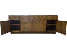 Load image into Gallery viewer, 77&quot; Unfinished 2 Door 10 Drawer Vintage Buffet #08689
