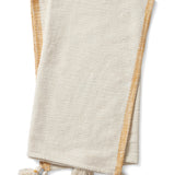 Magnolia Home by Joanna Gaines x Loloi  Mh Ivory / Ochre Throw