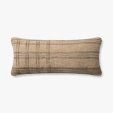 Angela Rose x Loloi Calista Tan / Slate Pillow