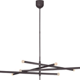 Rousseau Grande Eight Light Articulating Chandelier