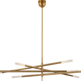 Rousseau Oversized Eight Light Articulating Chandelier
