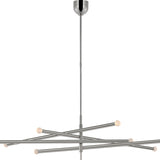 Rousseau Oversized Eight Light Articulating Chandelier