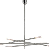 Rousseau Oversized Eight Light Articulating Chandelier