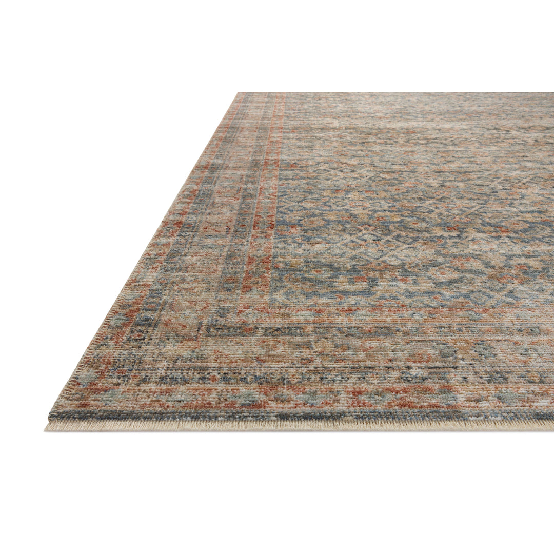 Heritage Blue / Rust Rug | MegMade – MegMade Store