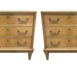 25" Unfinished 3 Drawer Vintage Set of Nightstands #08902