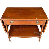 32"-60" Unfinished 1 Drawer Vintage Bar Cart #08872