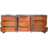 75" Unfinished 2 Door 6 Drawer White Fine Furniture Vintage Buffet #08865