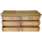 60" Unfinished 6 Drawer Vintage Dresser #08864