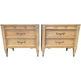 25" Unfinished 2 Drawer American Of Martinsville Vintage Nightstand Set of 2 #08870