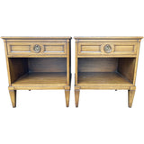 22" Unfinished 1 Drawer Henredon Vintage Nightstand Set of 2 #08871