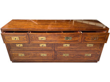 Load image into Gallery viewer, 64&quot; Unfinished 7 Drawer Henredon Vintage Dresser #08501
