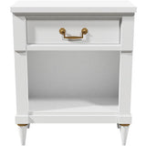 19" Unfinished 1 Drawer CenTury Vintage Single Nightstand #08442