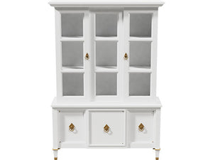 50" Unfinished 5 Door Vintage Hutch #08546