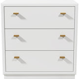 30.25" Unfinished 3 Drawer Drexel Vintage Dresser #08752