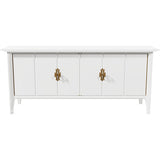 72" Unfinished 4 Door Vintage Buffet #08842