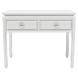 32" Unfinished 2 Drawer Vintage Table #08423