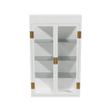 32" Unfinished 2 Door Vintage Hutch #08617