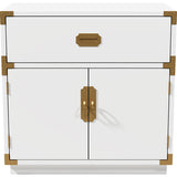 30" Unfinished 1 Drawer 2 Door Bernhardt Vintage Dresser #08726