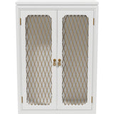 31" Unfinished 2 Door Vintage Hutch Top #08628
