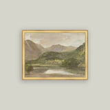 Lake District Framed Antique Art