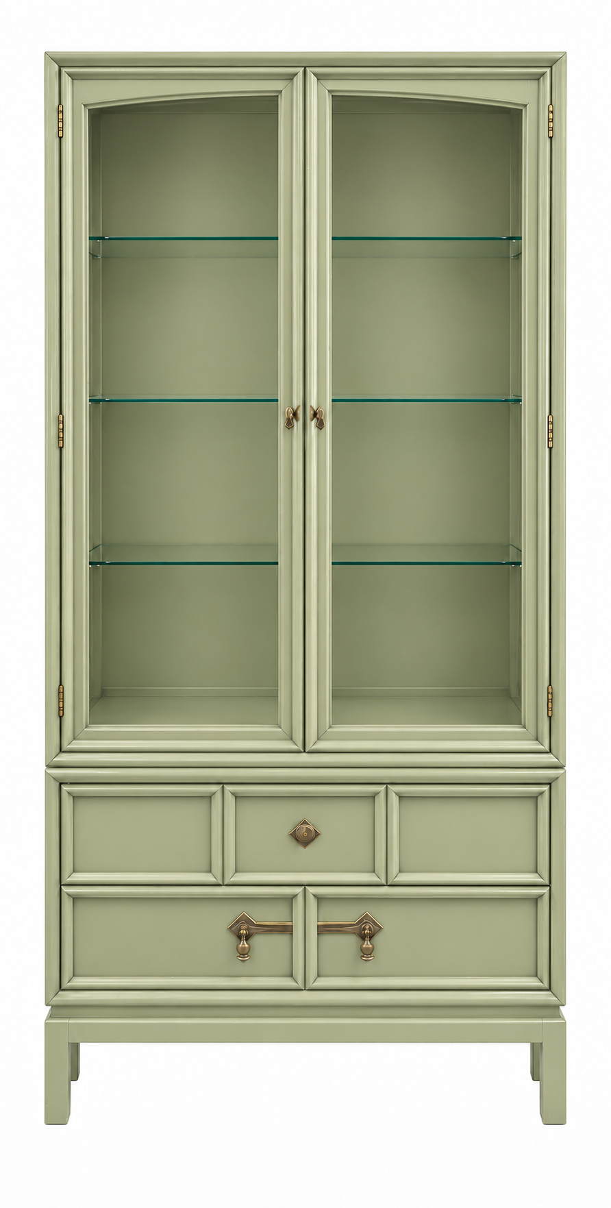 Drexel vintage hutch #09010 — avery finish preview