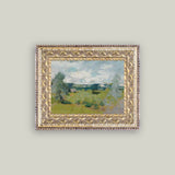 Abstract Landscape Framed Antique Art