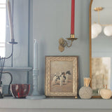 Two Fox Terriers Framed Antique Art