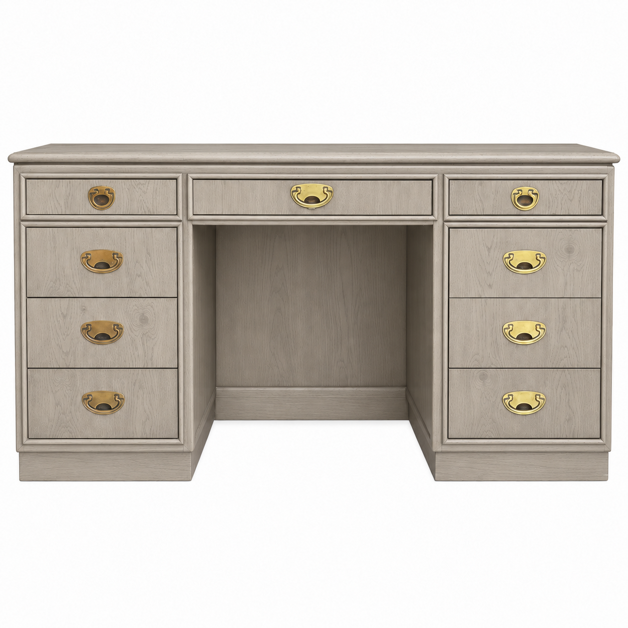 Vintage desk #09012 — framed