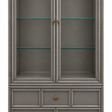 35" Unfinished 2 Door 2 Drawer Drexel Vintage Hutch #09011