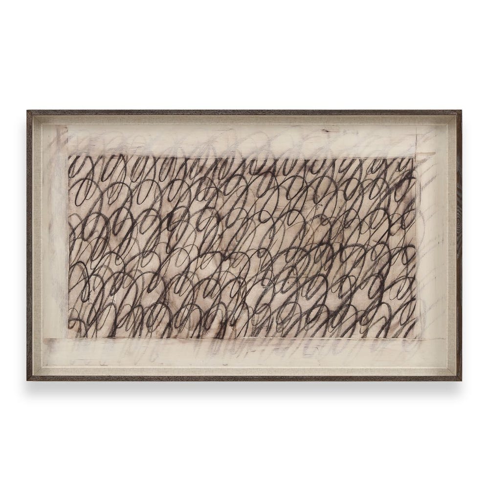 Revelation Cursive Framed Canvas R32562, full artwork and wood frame
