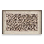 Revelation Cursive Framed Canvas R32562, full artwork and wood frame