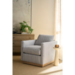 32" Allie Swivel Chair — Indigo Kid-proof Stripe — Fabric RA251-52 | Rowe Quick Ship — additional Rowe photo 1