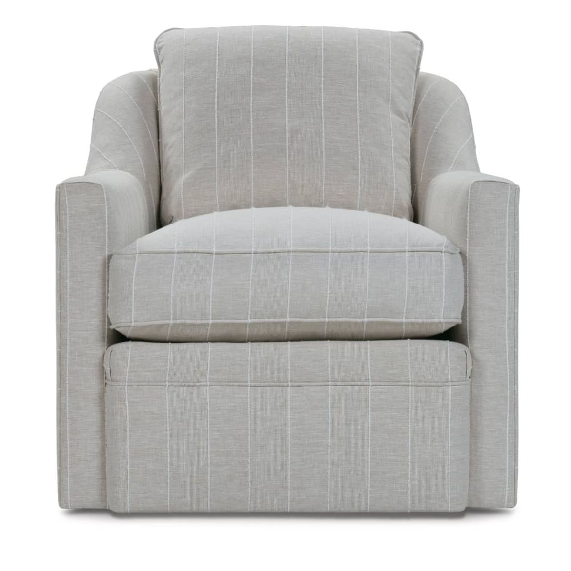 31" Hollins Swivel Chair — Fabric RA251-19 | Rowe Quick Ship