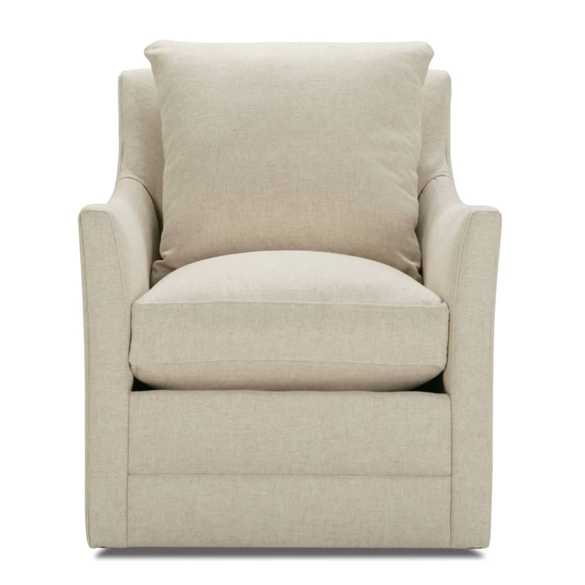 30" Isley Swivel Glider Chair — Fabric VE102-19 | Rowe Quick Ship
