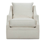 33" Kara Swivel Glider Chair — Nomad Snow — Fabric 102CR-19 | Rowe Quick Ship